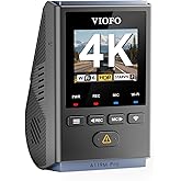 VIOFO A119M Pro 4K HDR MINI Dash Cam, STARVIS 2 IMX678 Sensor, Front Dash Camera for Cars, Wi-Fi 6, Quad-Mode GPS, Voice Control, Night Vision 2.0, 24H Parking Mode, Supercapacitor