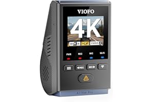VIOFO A119M Pro 4K HDR MINI Dash Cam, STARVIS 2 IMX678 Sensor, Front Dash Camera for Cars, Wi-Fi 6, Quad-Mode GPS, Voice Control, Night Vision 2.0, 24H Parking Mode, Supercapacitor