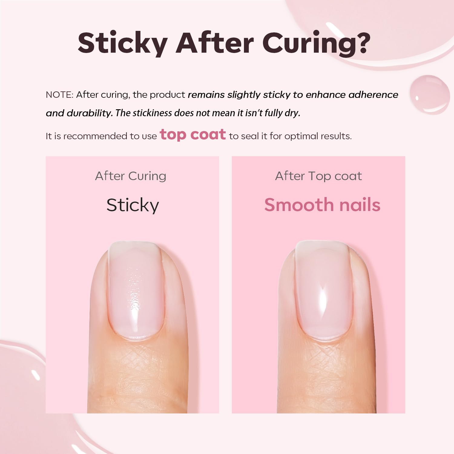 modelones Builder Nail Gel Set, 6 Colors 8-in-One, Jelly Nude Pink Hard Builder Base Gel in a Bottle Nails Polish Strengthener Extension LED Nail Lamp Cured Color - Image 4