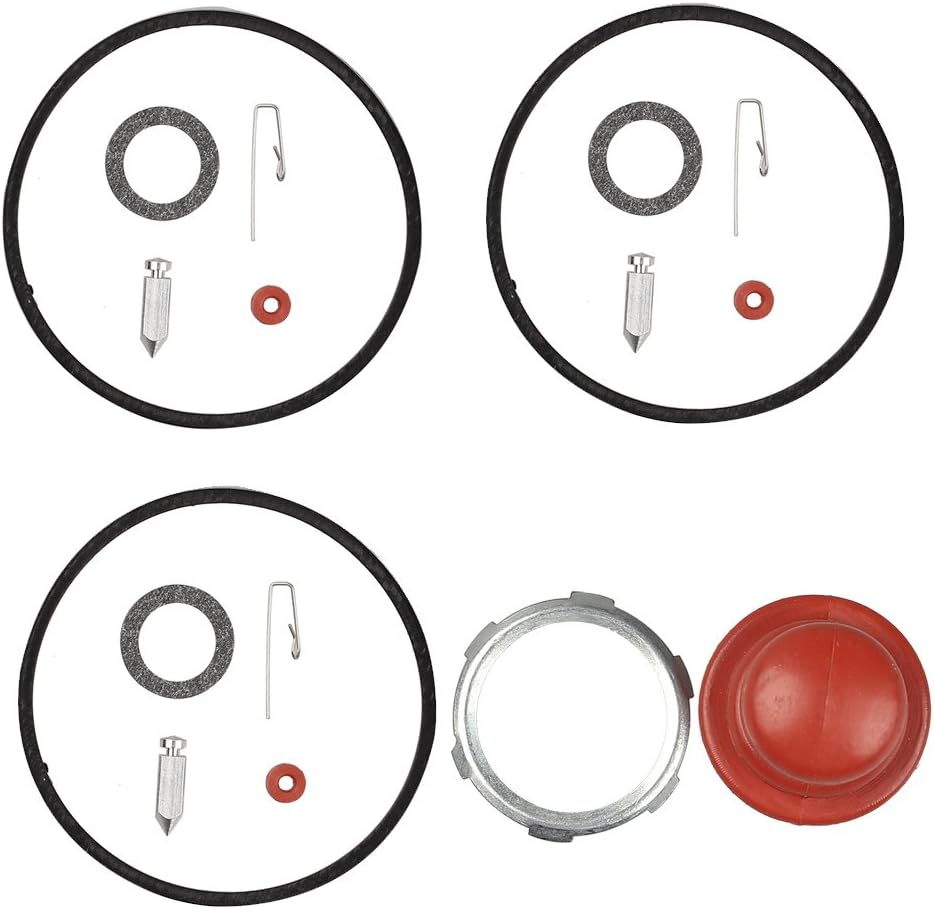 Butom Pack of 3 Carburetor Inlet Needle Seat Bowl Gasket