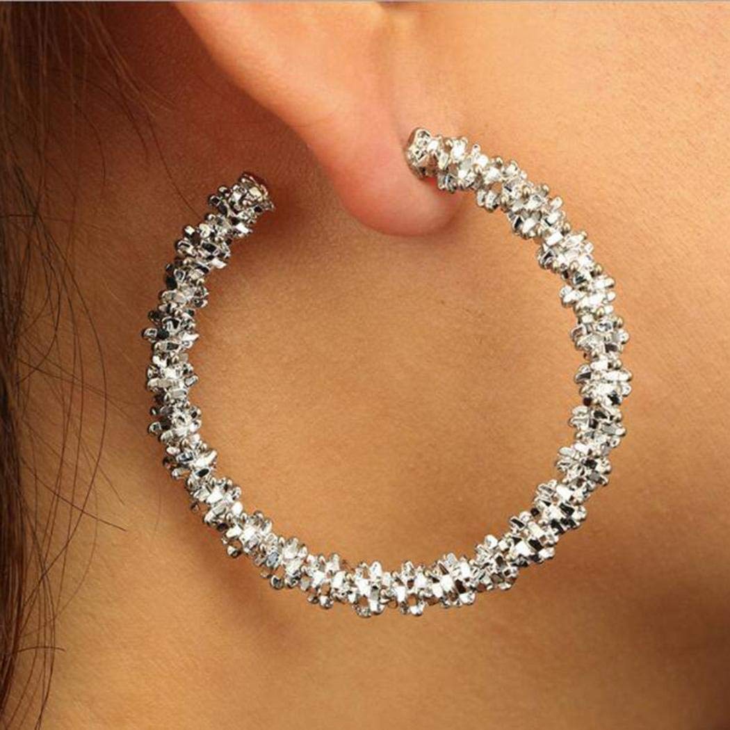 UpBeauty New Women Fashion Earrings Jewelry Trendy Charm Wedding Gift Hoop