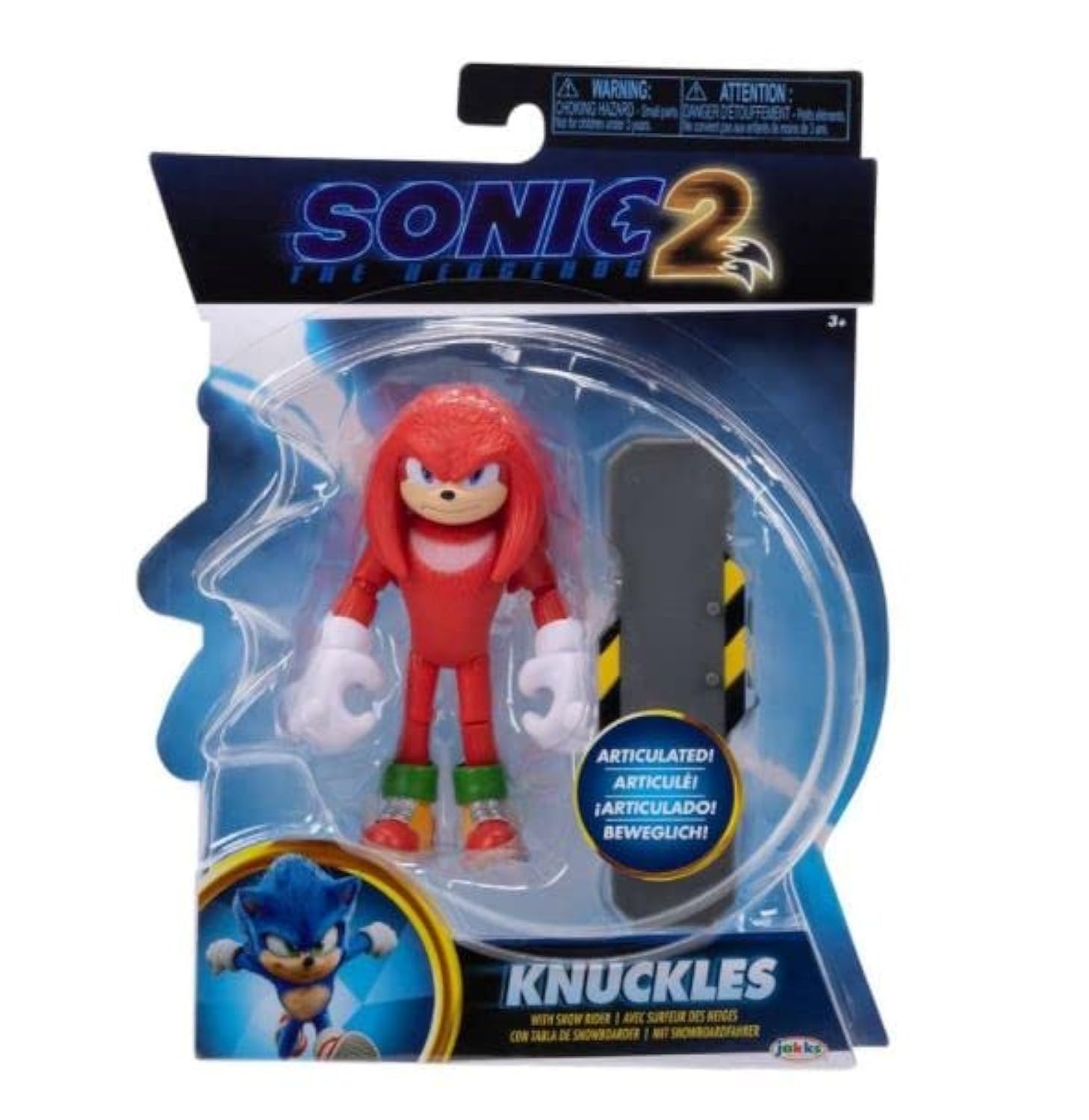 Sonic the Hedgehog 2 – The Movie, 10.2-cm Articulated Mini-figures Knuckles — image 1