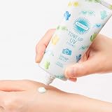 KOSE Suncut Tone Up UV Essence Mint Green SPF 50+ PA++++ Waterproof 80g view 5