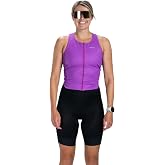 Zoot Women's Core Tri Sleeveless Full-Zip Racesuit | Quick-Dry Sleeveless Triathlon Suit with Chamois &amp; Race Storage
