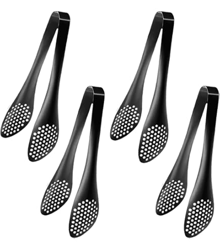 HINMAY Mini Stainless Steel Serving Tongs Small Metal Tongs For Serving - View #5