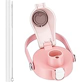 2 IN 1 Lid for Owala Freesip Cups, Replacement Lid for Owala 16oz 24oz 25oz 32oz 40oz, One Button Water Bottle Top Lid,BPA-Free Owala Accessories, Leak-Proof and Dishwasher Safe