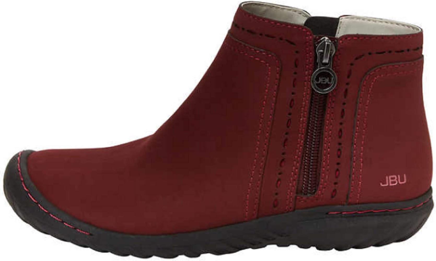 ladies red chelsea boots