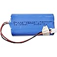 1Pcs 18650 3.7v 4400mAh 1S2P Li ion Rechargeable Battery Pack with JST-XH/2p 2.54mm Connector 16.28Wh/4.4A, Blue, 6.75 x 3.68 x 1.85 cm (16.28Wh/4.4A)