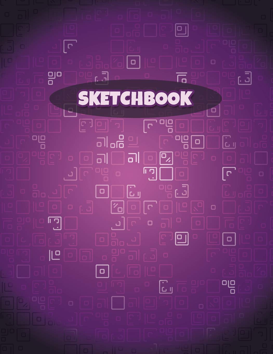 Amazon Com Fortnite Sketch Book Purple Cube Inspired Rune Pattern Unofficial 1 Pages Of 8 5 X 11 Blank Paper For Drawing Sketching And Doodling Fortnite School Supplies Pads Atlas Sketch Books