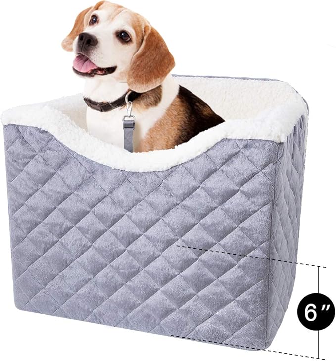 BEAU JARDIN Extra Large Dog Car Seat Raised Dog Booster