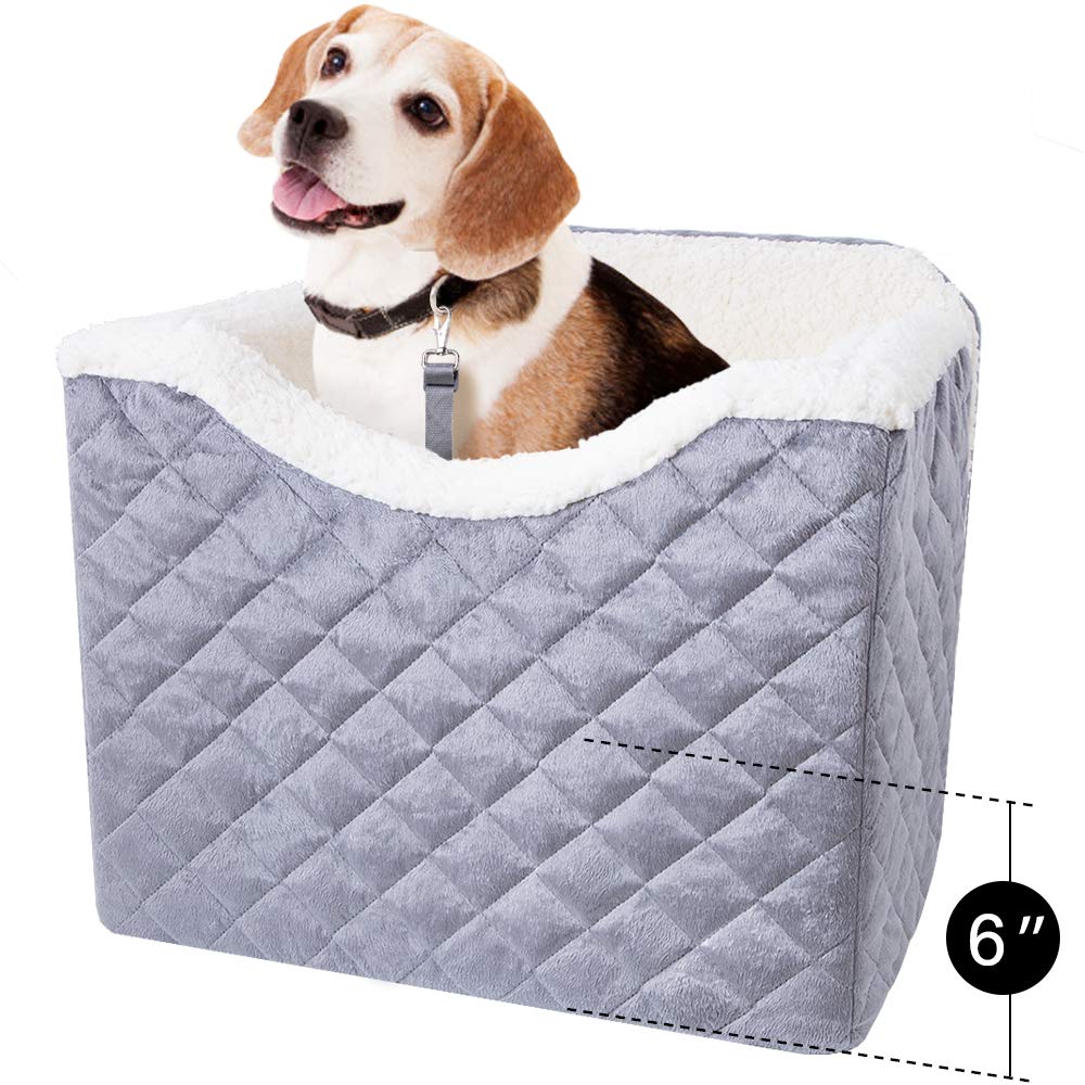 Best grey dog booster seat
