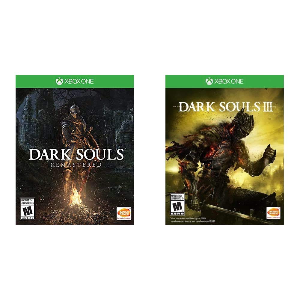 Amazon.com: Dark Souls Remastered - Xbox One & Dark Souls III - Xbox ...