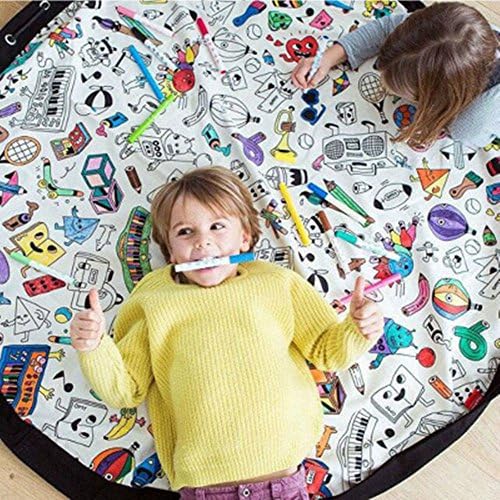 meixinyuan Explosive Home Children's Toys Play Game Animals Round Crawling Mats Storage Hanging Multifunction Big Bag