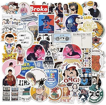 stranger things stickers vinyl decal sticker 100 amazoncouk