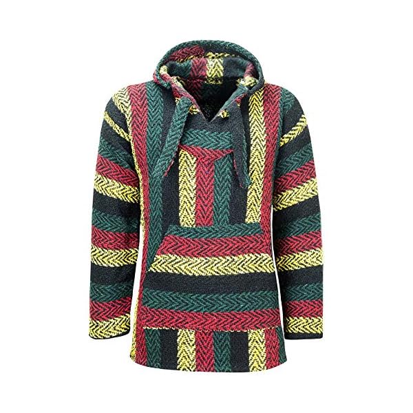 mens mexican poncho hoodie