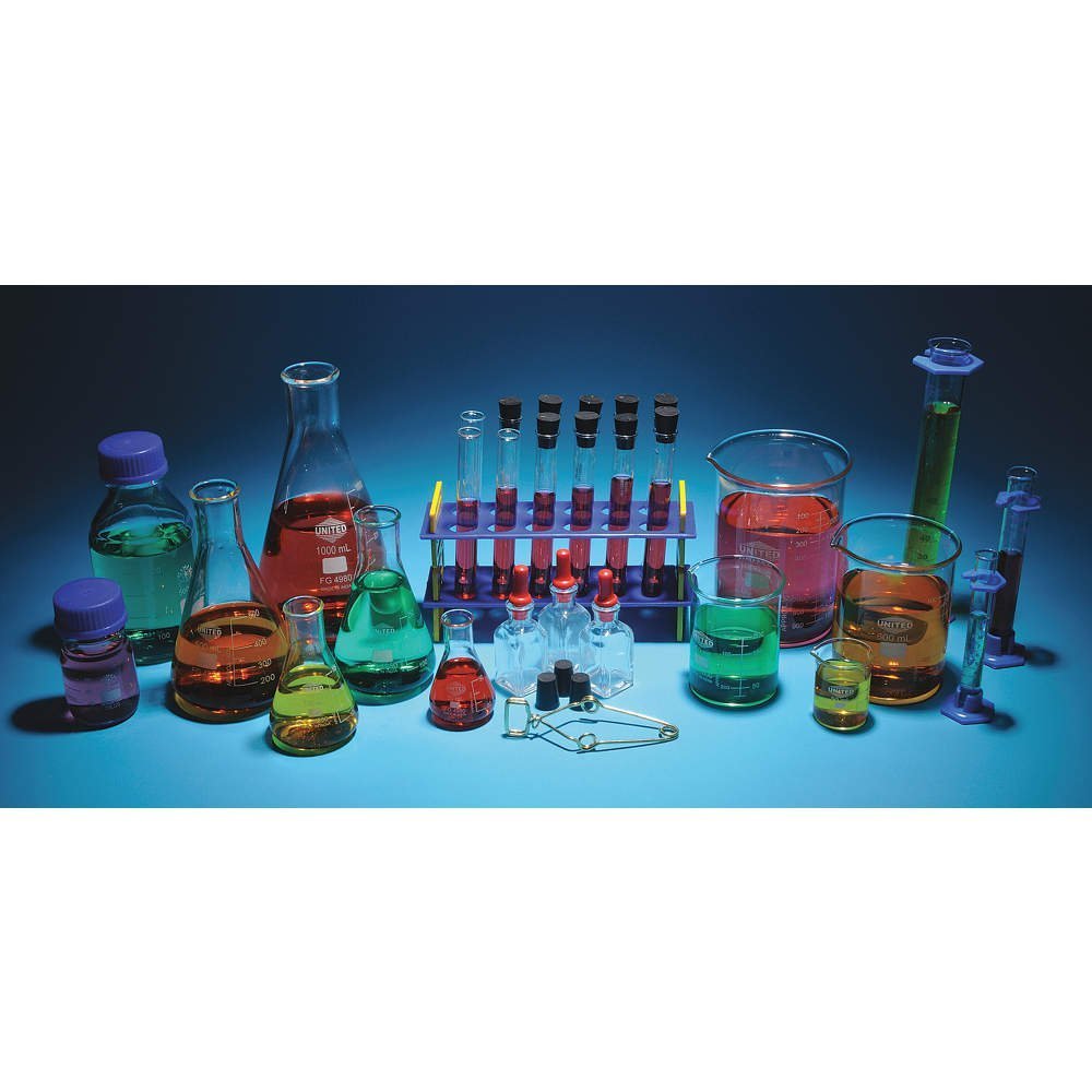 United Scientific GLSKIT3 General Lab Starter Glassware Kit: Science Lab Chemistry Classroom Supplies: Industrial & Scientific
