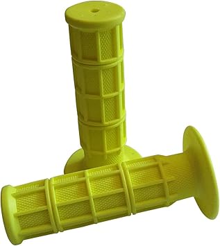 yellow handlebar grips