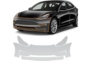 Compatible with for Tesla Model 3 2020-2023 PPF Clear Car Pre-Cut Paint Protective Film TPU Self Adhesive Rainproof Waterproo