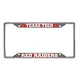 FANMATS 14898 Texas Tech Red Raiders Chrome Metal