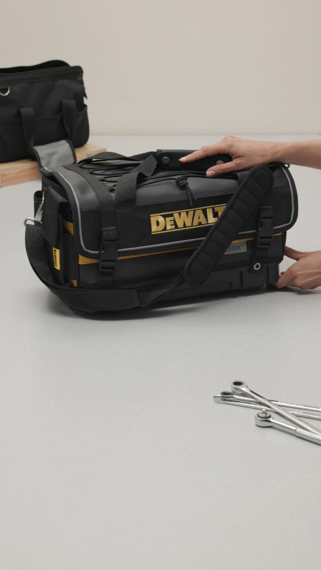 DEWALT TSTAK Tool Bag, 16-inch Durable Tote with Tool Organizer and Hard photo 12