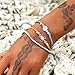 ATIMIGO 2PCS Boho Beach Layered Rope Anklet Bracelet Sunflower Elehant Charm Handmade Foot Jewelry for Women Teen Girls