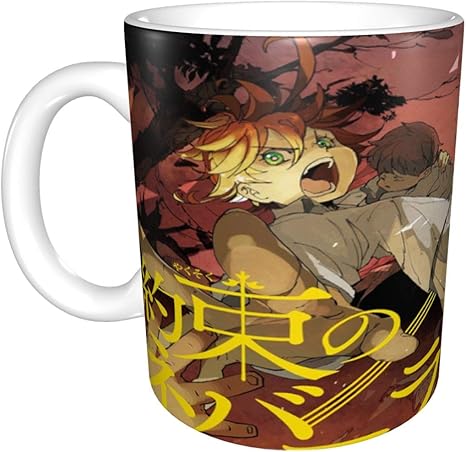 Amazon アニメ 約束のネバーランド マグカップ パターン コーヒーカップ お茶カップ ビッグマグ 330cc 陶器 おしゃれコップ おもしろ かわいい 景品 マグ 贈答品 男性 女性 贈り物 人気ギフ 子ども用コップ オンライン通販