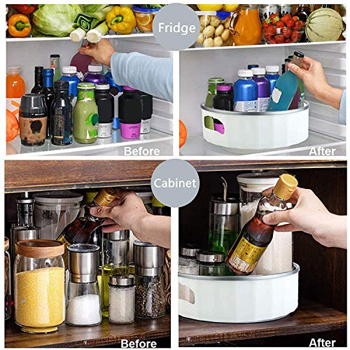 Lazy Susan Turntable 360 Rotating Spice Rack NonSkid Turntable