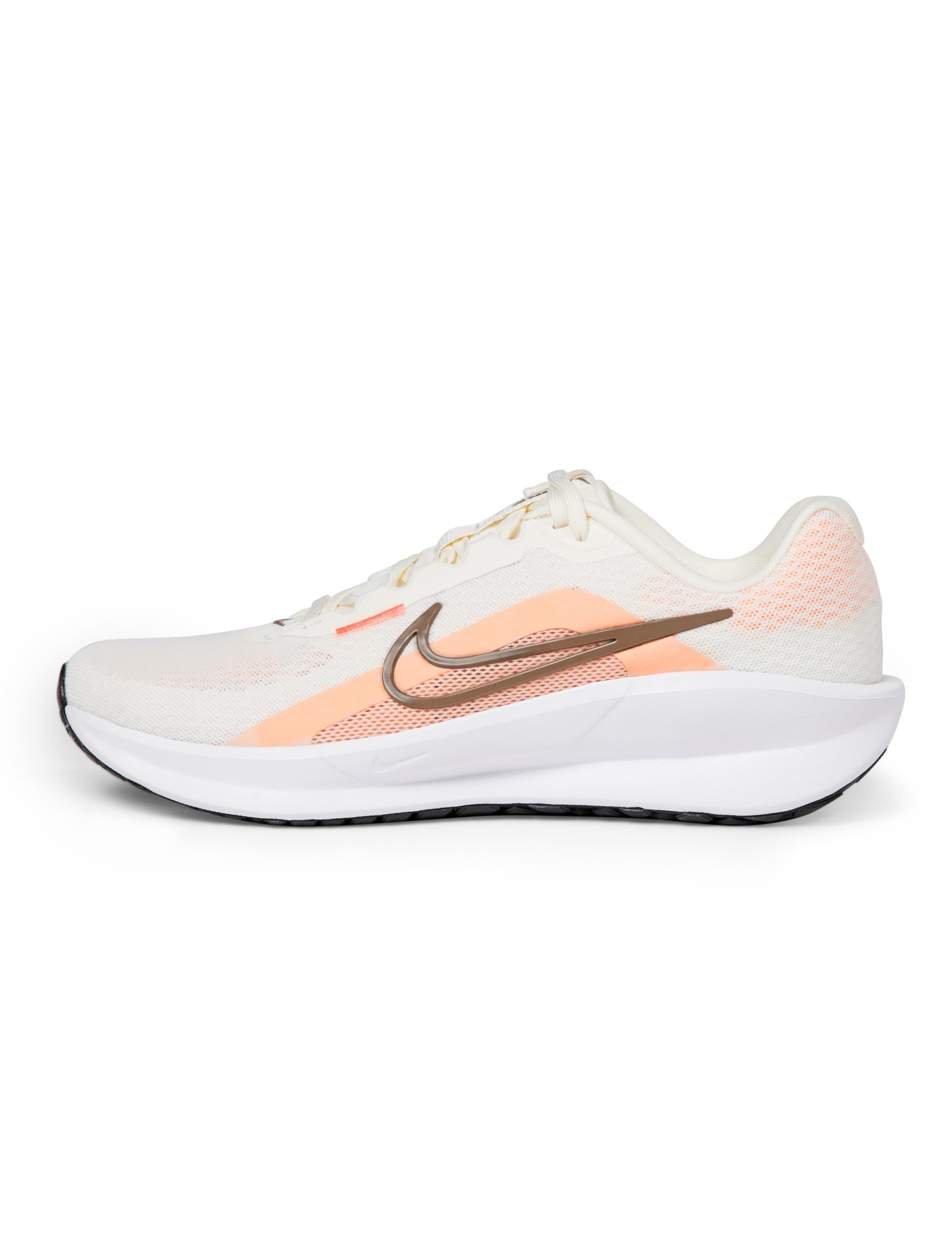 Nike Women's Downshifter 13 Road Running Shoes, Sail/Mink Brown-Washed Coral-White, 12 Image