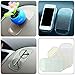 AFUNTA 4 PCS Anti-Slip Car Dash Sticky Pads, 2 Size Heat Resistant Non-Slip Mats, Dashboard Cell Phone Mount Holder Mats, Reusable After Washing Off Dust