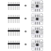 WWZMDiB 4Pcs AS5600 Magnetic Encoder 3.3V 12bit high Precision Magnetic Induction Angle Measurement Sensor Module，Mainly Used to Obtain Information Such as Progressive Motor Speed