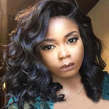 Amazon Com Dumanfs Fashion Synthetic Medium Long Curly Hair