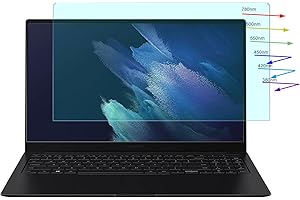 YINOVEEN 2 Pack Anti Blue Light Glare Screen Protector for 15.6" Samsung Galaxy Book 3/2 NP750XFG NP750TDA, Galaxy Book 2 Pro NP950XED NP950XEE, Galaxy Book 3/2 360 NP750QFG NP950QED, Eye Protection Filter