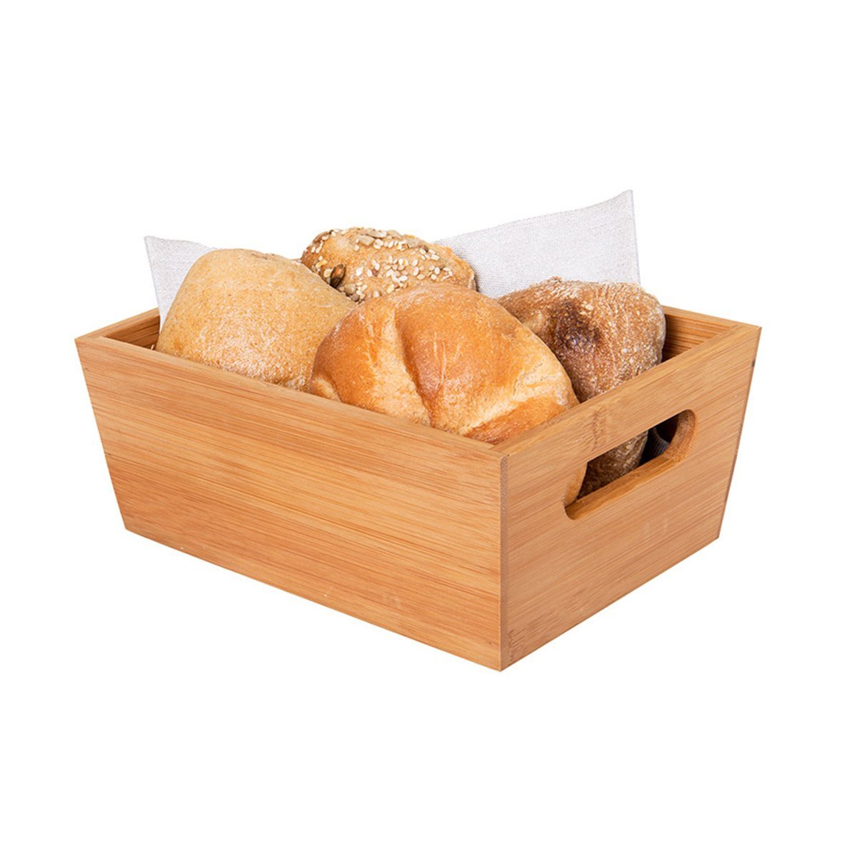 Garcia de Pou Bamboo Bread Box, 20 x 15 x 9 cm