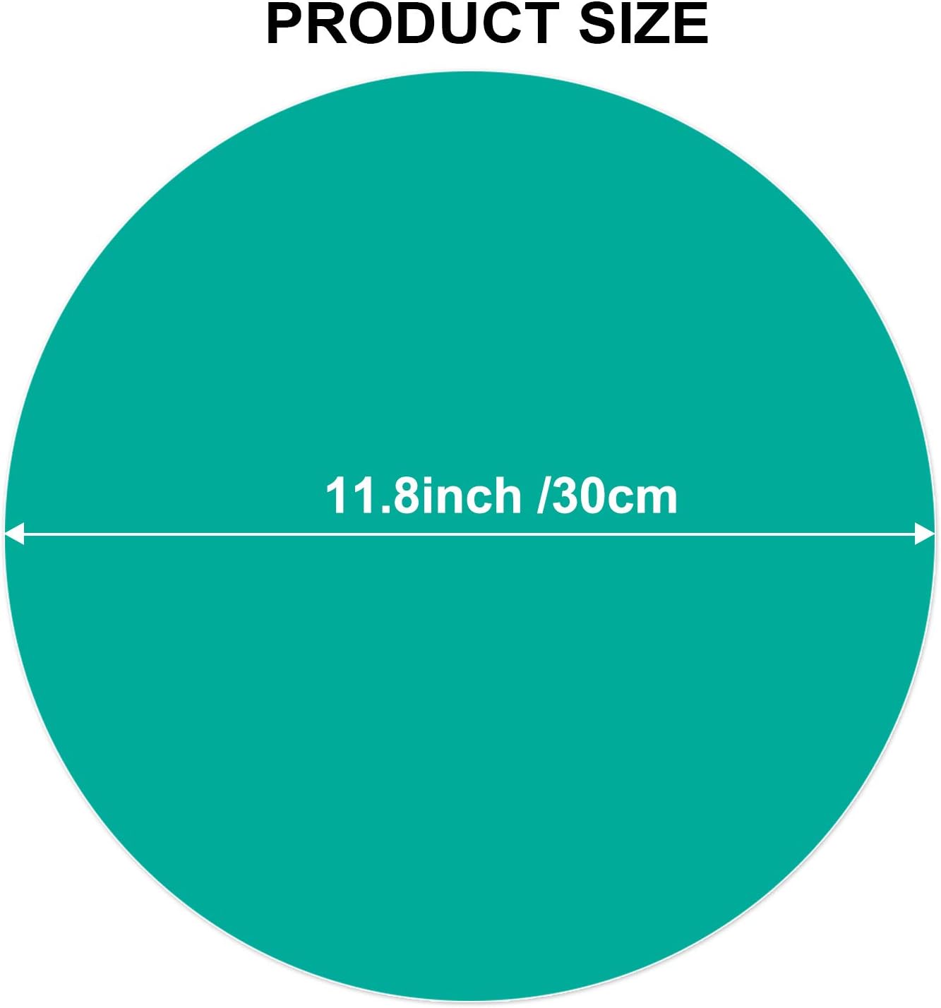 Qpout 12 Pieces Dry Erase Circles, Dry Erase Table Spots Removable