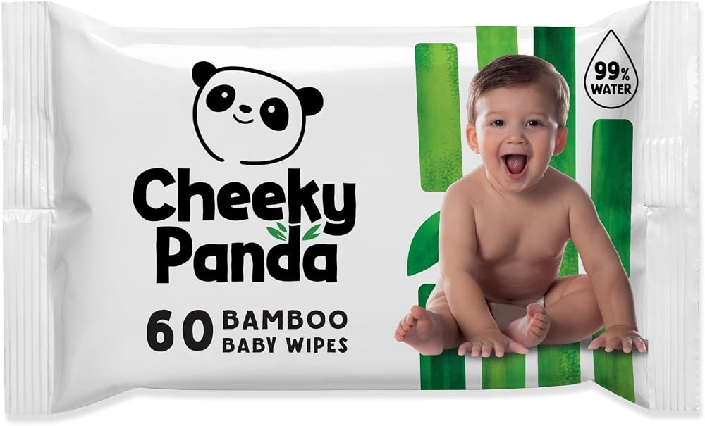 The Cheeky Panda Bamboo Biodegradable Baby Wipes 99% Purified Water