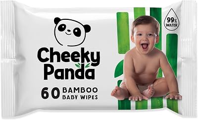 The Cheeky Panda Bamboo Biodegradable Baby Wipes 99% Purified Water