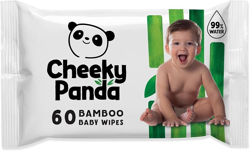 The Cheeky Panda Bamboo Biodegradable Baby Wipes 99% Purified Water
