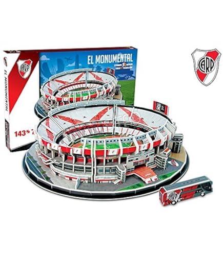 Estadio Madrid En 3d Yoohee Campo Fútbol, Rompecabezas Estadio