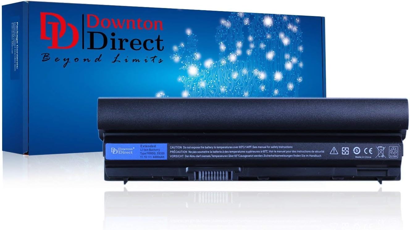 Downton Direct LAPTOP BATTERY FOR DELL Latitude E6220 E6230 E6320 E6330 E6430s. HGKH0 HJ474 J79X4 F33MF FHHVX FN3PT WJ383 WRP9M X57F1.[11.1V 4400mAh, 12 Months Warranty]