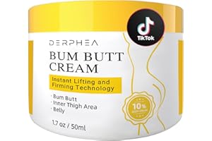 DERPHEA Tight Body Tightening Cream: Butt Belly Firming Cream- Lifting & Firming Formula for Bum, Thighs, Arm & Belly – Skin Tightening & Cellulite Reduction Cream