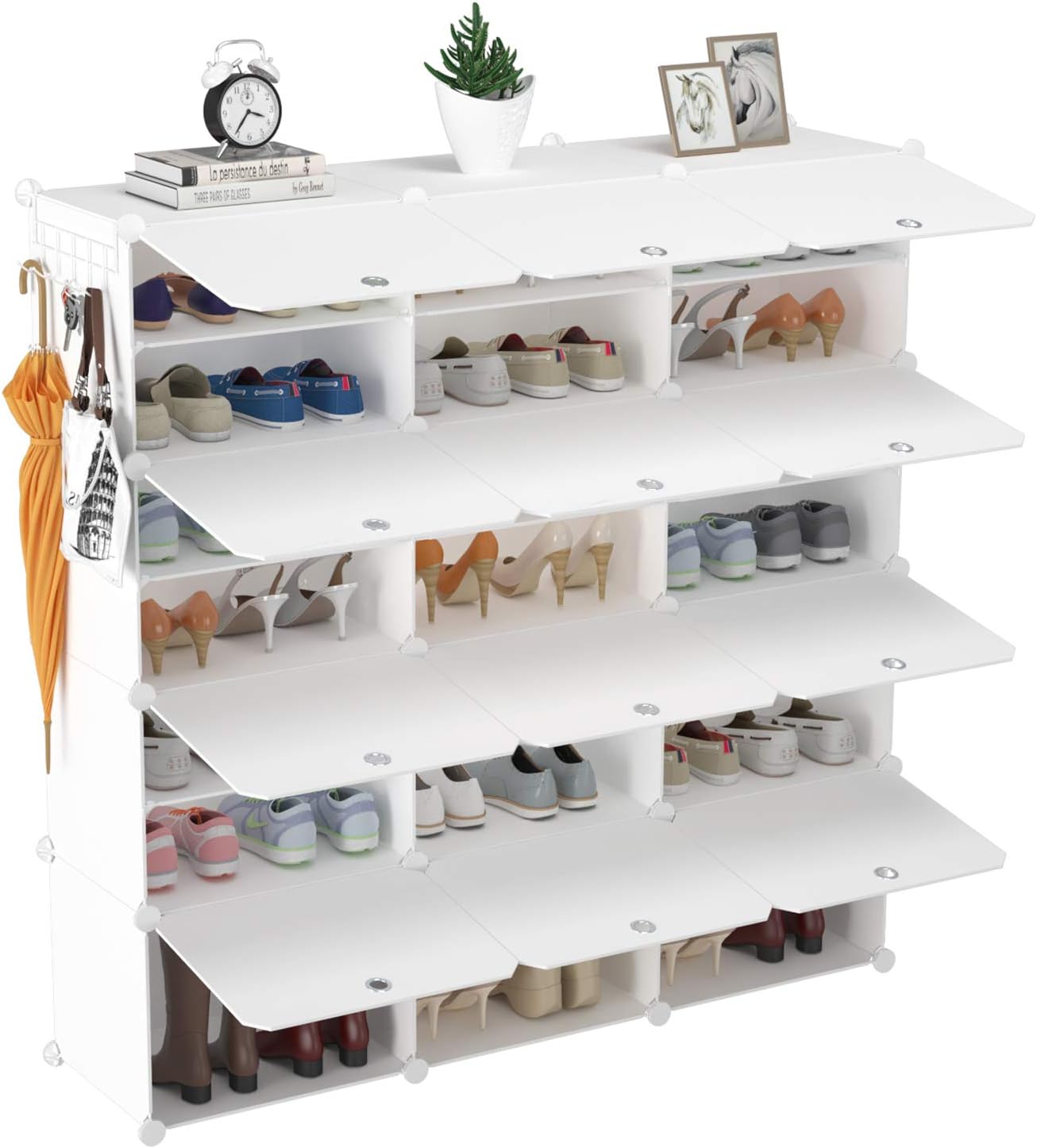 HOMIDEC Shoe Rack, 7 Tier Shoe Storage 42 Pair