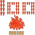 Dreamplay Replacement Toy Bullets, 100pcs Bullets & 6pcs Shell Toy Gun Accessories