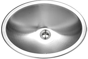 Houzer Opus Stainless Steel Bathroom Sink - 18 Inch Undermount Oval Bowl without Overflow, Durable & Versatile, Essential for Home & Apartment, Nested 10-Pack - CHT-1800-10