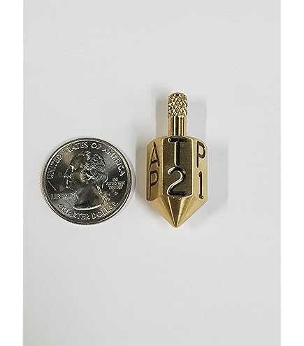 Spinner 6 Lati Spinner Tradizionale Put & Take In Ottone Massiccio - Foto 8