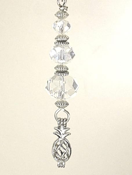 Plantation Pineapple Ceiling Fan Pull Light Pull Chain In Silver