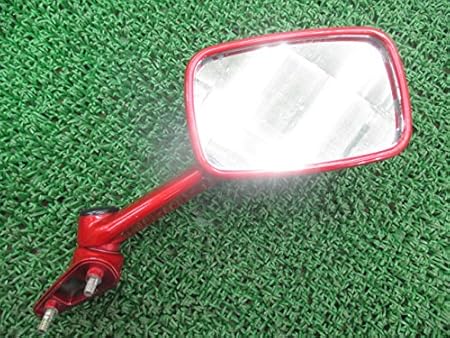 Amazon 中古 カワサキ 純正 バイク 部品 Zz R400 ミラー 純正右 赤 ミラー 車 バイク