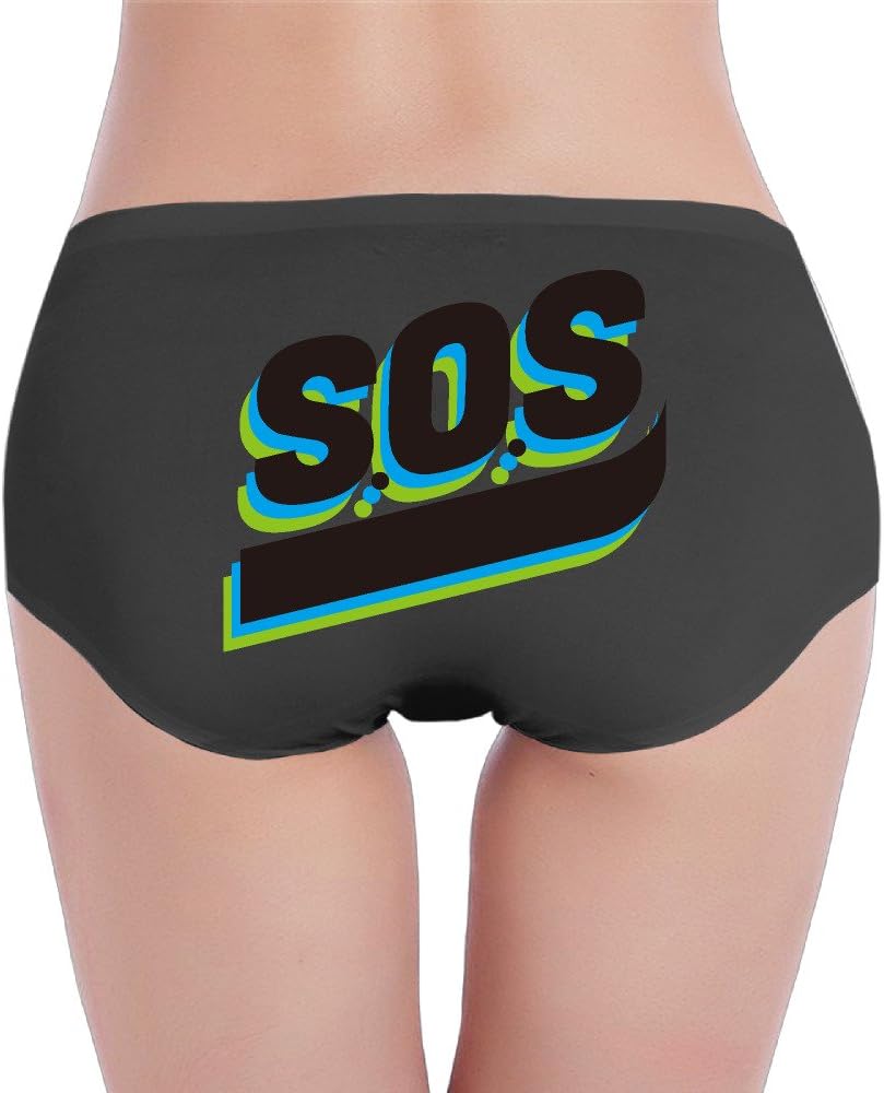 SOS Personality Art Womens Briefs Womens Underwear Low Rise Hipsters