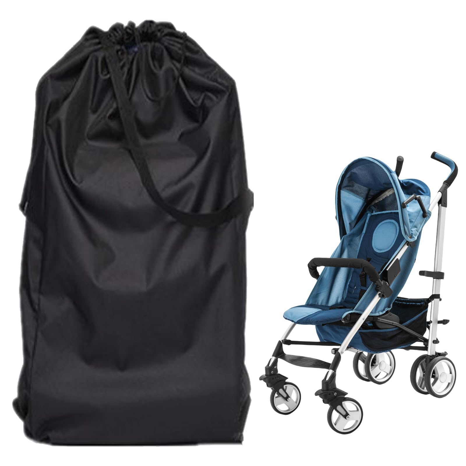 Airplane Stroller Travel Bag - Waterproof Gate Check Bag - Pushchair Cover - Large Portable