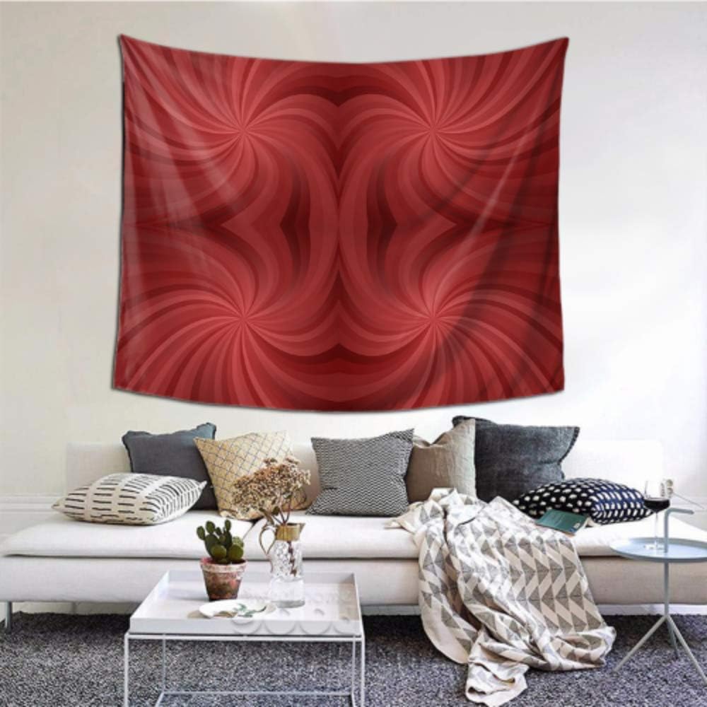 Enhusk Bathroom Wall Hangings Maroon Dark Symmetrical Symmetry Repeat Baby Room Wall Decor 60x51 Inches 152x130cm Wall Hanging Art Home Decor Polyester For Living Room Bedroom Dorm Amazon Co Uk Kitchen Home