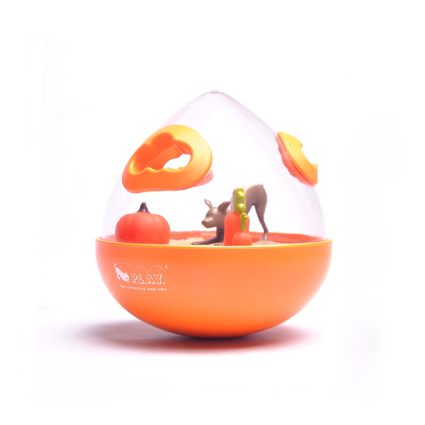 P.L.A.Y. (Pet Lifestyle And You) P.L.A.Y. Wobble Ball Interactive Dog Toy โ Durable Design, Fun Treat Dispenser, Engaging Slow Feeder, Easy to Clean Enrichment Toy for All Breeds โ image 1